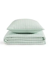 Tommy Hilfiger Ithaca Stripe Cotton Reversible 2-Pc. Quilt Set, Twin