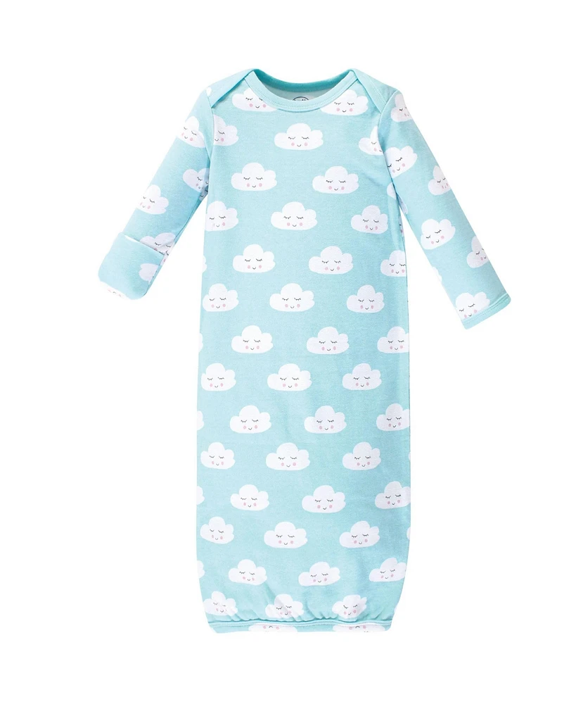 Luvable Friends Baby Girls Cotton Gowns