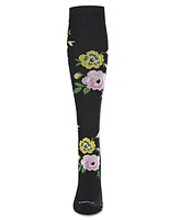 MeMoi Women's Bloom 8-15mmHg Graduated Compression Socks MFY06342