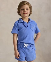 Polo Ralph Lauren Toddler and Little Boys Terry Polo Shirt and Short Set