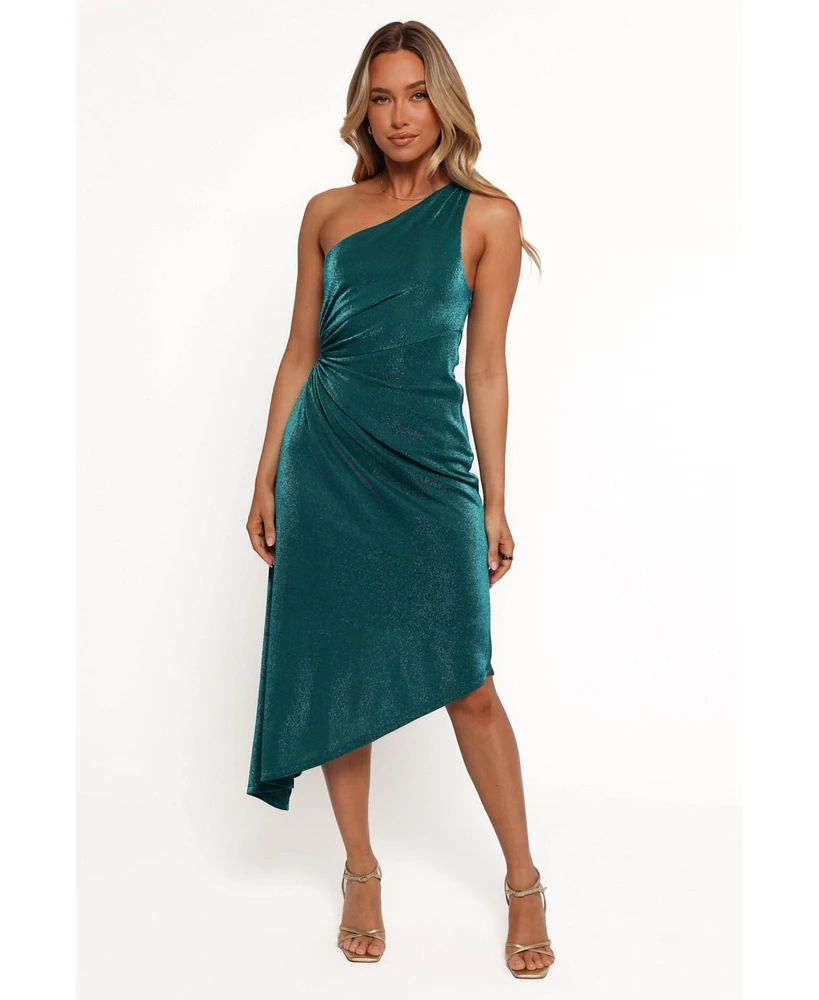 Petal and Pup Women's Emma One Shoulder Midi Dress