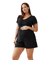 Ingrid + Isabel Maternity Knit Romper