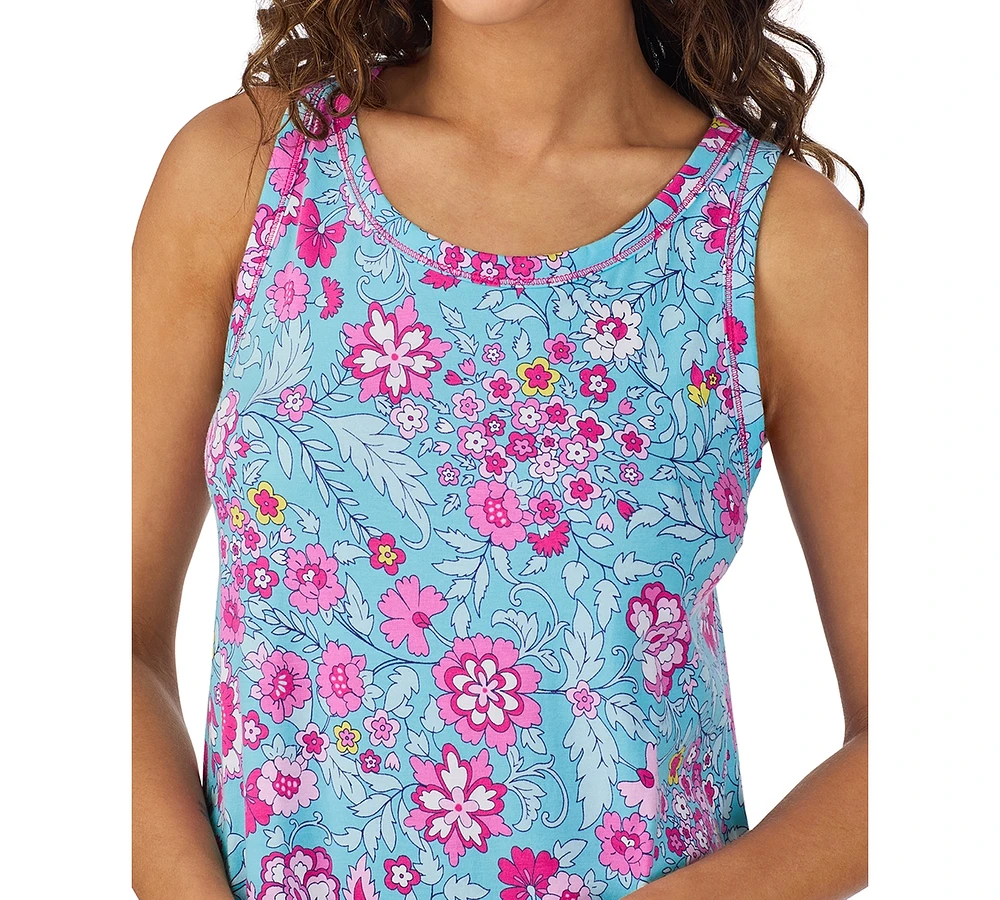 Cuddl Duds Women's Sleeveless Ruffled-Hem Chemise