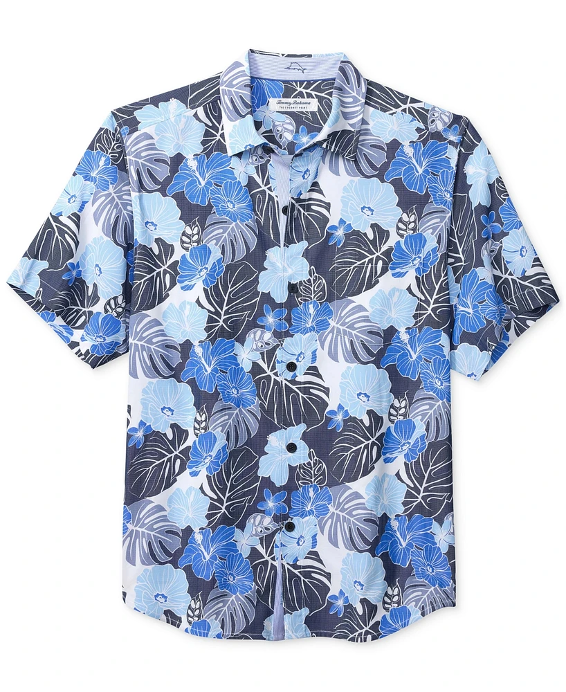 Tommy Bahama Men's Coastal Cool Azul Escape Short Sleeve Button-Front Shirt