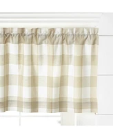 Elrene Home Fashions Farmhouse Living Buffalo Check Window Valance
