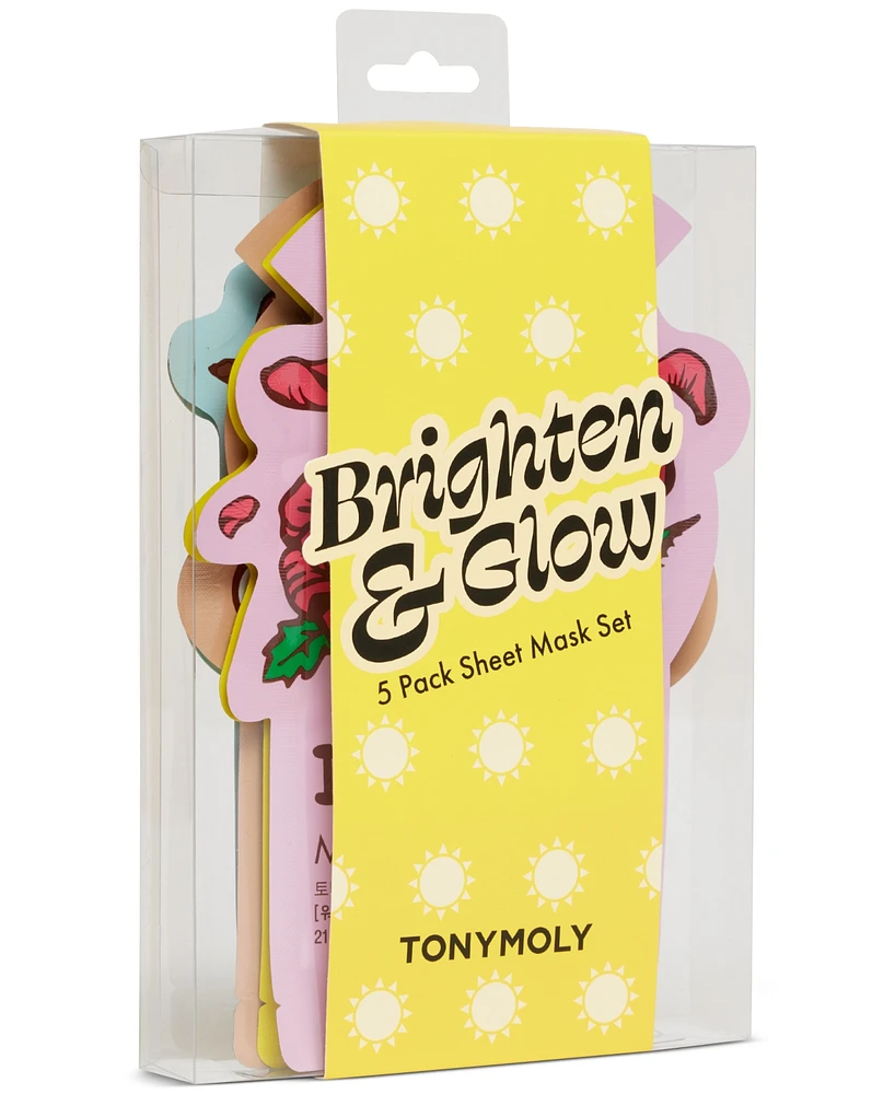 Tonymoly 5-Pc. Brighten & Glow Sheet Mask Set
