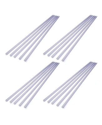 DELight 3.3" Plastic U Channel System 20PCS Del-M031M for 11/16"W Rgb Rope Light Models Del-D50R,Del-D100R,Del-D150R