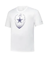 Nike Men's White Dallas Cowboys Big Tall Blitz Legend Icon Performance T-Shirt