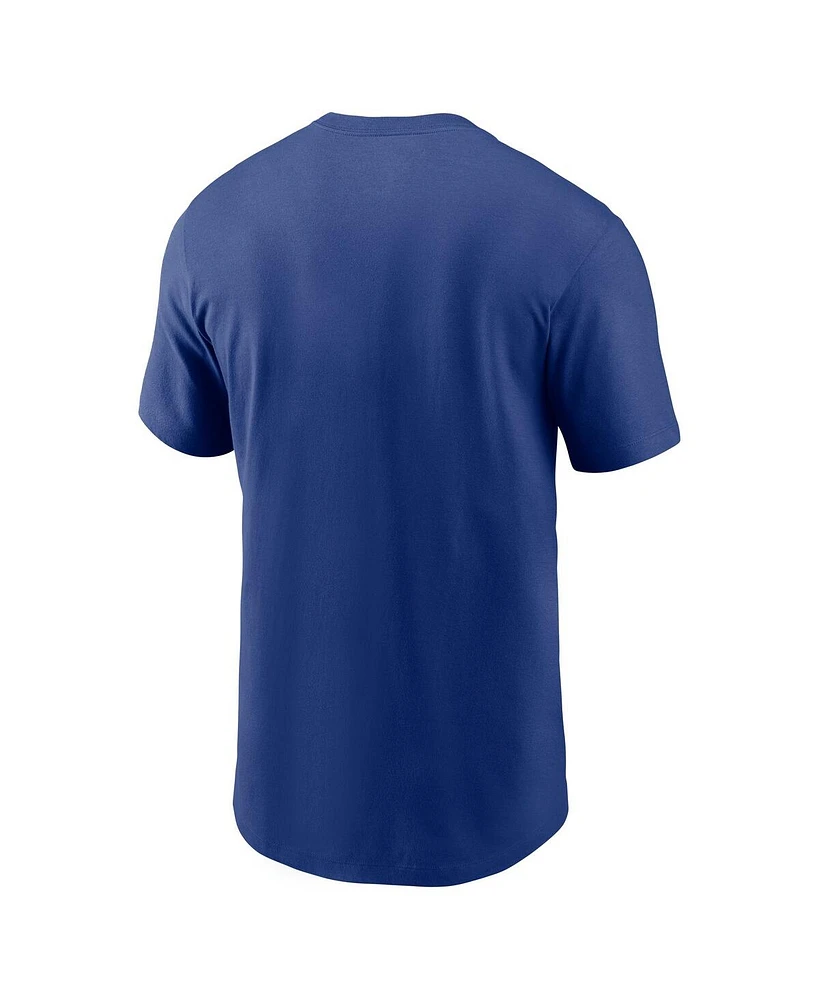 Nike Men's Royal New York Mets Cooperstown Collection Team Logo T-Shirt