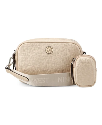 Nine West Avaya Double Zip Camera Crossbody Bag