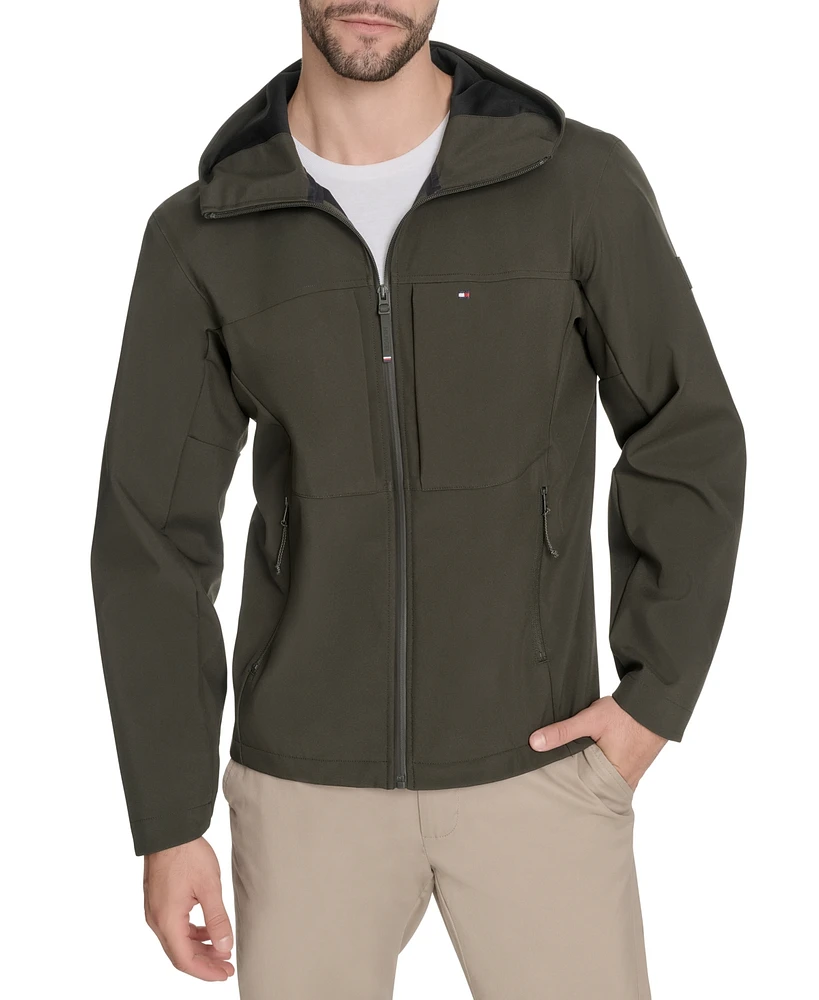 Tommy Hilfiger Men's Softshell Rain Hoodie