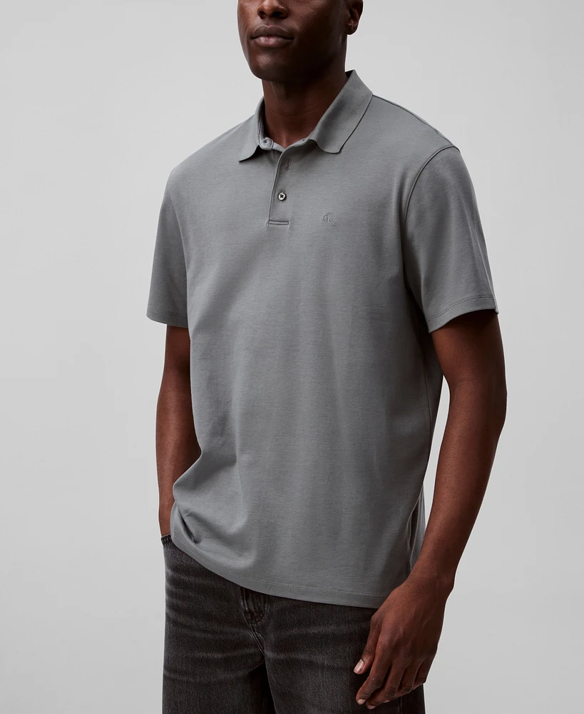Calvin Klein Men's Short Sleeve Supima Cotton Polo Shirt