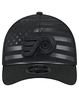 New Era Men's Black Philadelphia Flyers Game Day Stealth Flag 9FORTY A-Frame Adjustable Hat