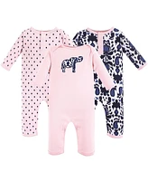 Yoga Sprout Baby Girls Lightweight All-Season Cotton Coveralls