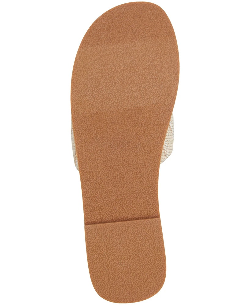 Roxy Women's Andreya Raffia Slip-On Sandals