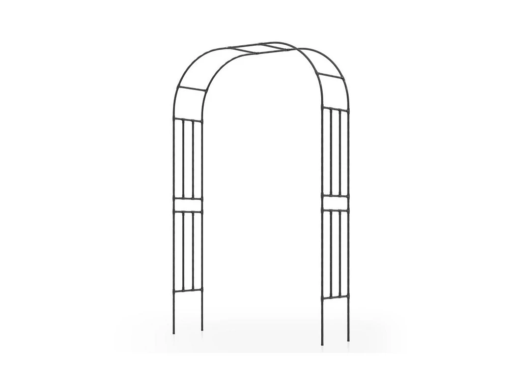 Outdoor Garden Trellis Archway for Vines, Climbing Roses, and Grape Plants