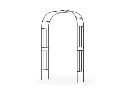 Outdoor Garden Trellis Archway for Vines, Climbing Roses, and Grape Plants