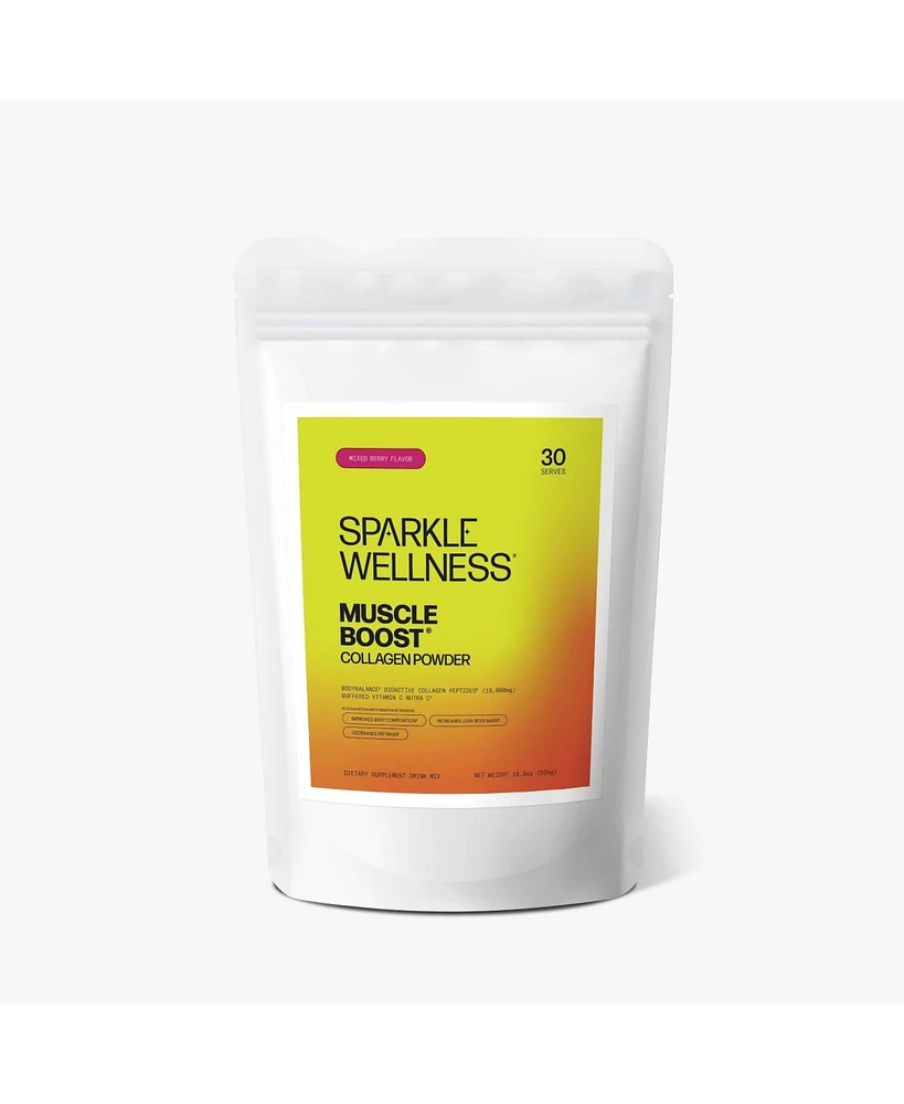 Muscle Boost [30-Serves] | Collagen Supplement Powder with Hydrolyzed Bodybalance Peptides & Buffered Vitamin C Improves Body Composition