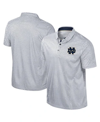 Colosseum Men's Navy Notre Dame Fighting Irish Big Tall Marty Rival Polo Shirt