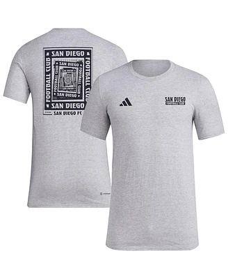 Adidas Men's Gray San Diego Fc Local Wrap T-Shirt