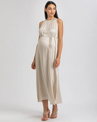 Pietro Brunelli Maternity Maternity Sleeveless Satin-Touch Special Occasions Clarissa Dress