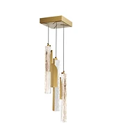 Cwi Lighting 18" Metal Valira Integrated Led Mini Pendant