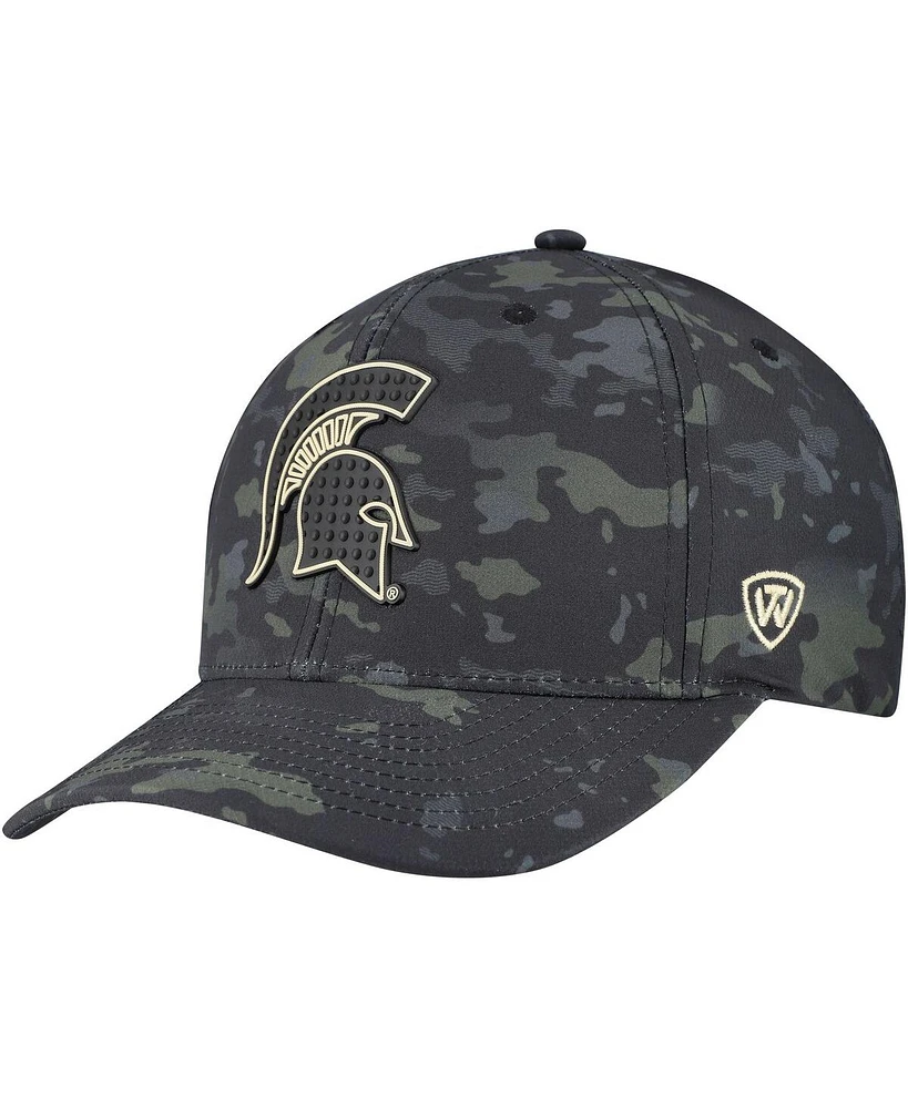 Top of the World Men's Black Michigan State Spartans Operation Hat Trick Adjustable Hat