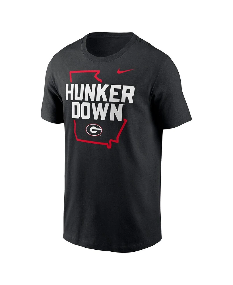 Nike Men's Black Georgia Bulldogs Campus Local T-Shirt