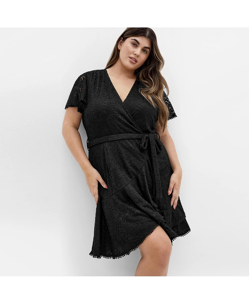 City Chic Women's Sweet Lace Dress