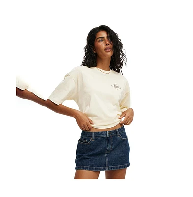 Cotton On Women's The Lcn Boxy Graphic Tee