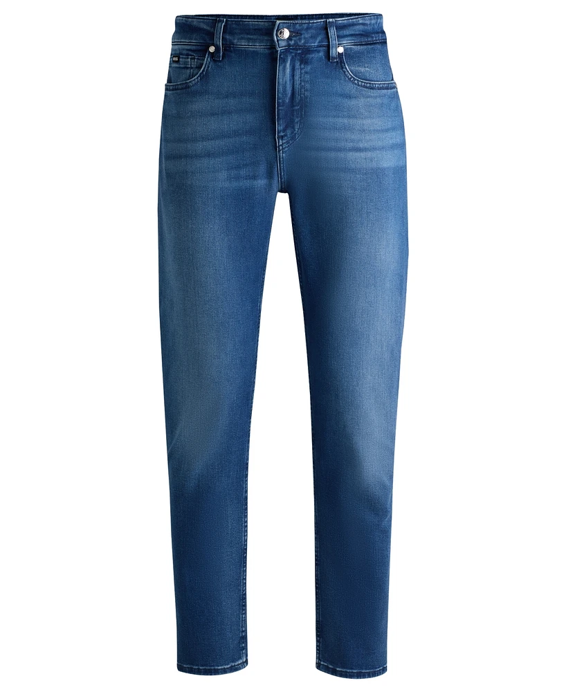 Boss by Hugo Men's Soft-Touch Denim Regular-Fit Jeans