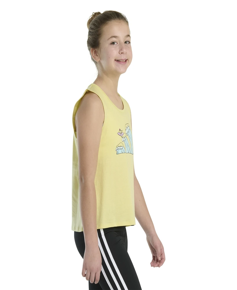 adidas Big Girls Sleeveless Swing Tank Top