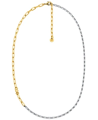 Michael Kors 14K Gold-Plated Brass Mixed Chain Necklace