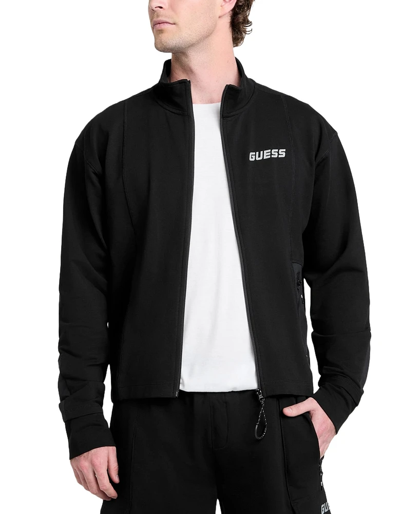 Guess Men's Full-Zip Logo Sweatshirt