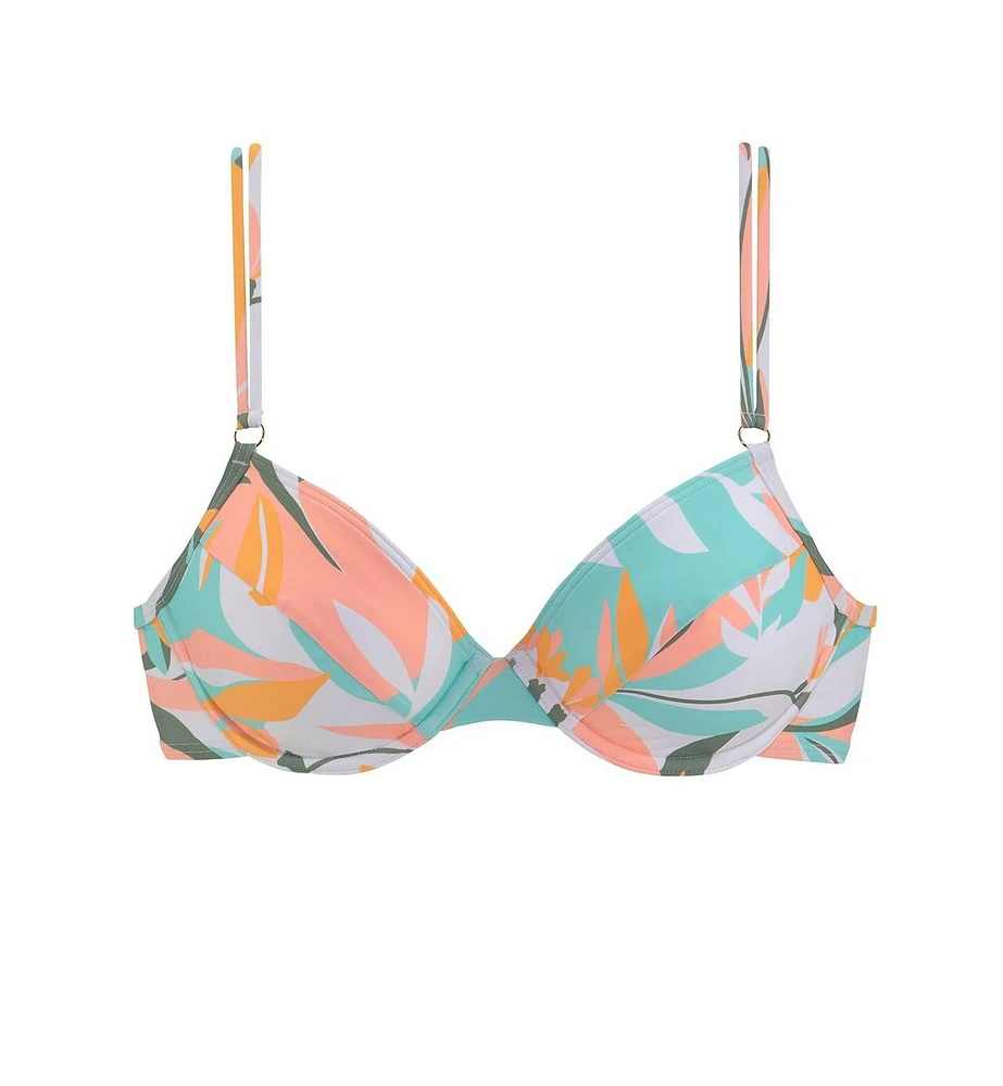 Lascana Women's Printed Underwire Bikini Swimsuit Top Bra Sizing