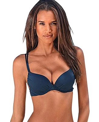 Lascana Women's Push Up Cleavage Bikini Swimsuit Top Bra Sizing