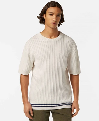 Scotch & Soda Men's Structured Knitted T-Shirt