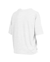 Pressbox Women's White Notre Dame Fighting Irish Harmony Oversized T-Shirt