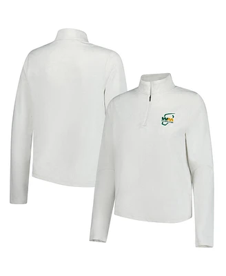 Under Armour Women's White 2025 Wm Phoenix Open Rose Jacquard Quarter-Zip Top