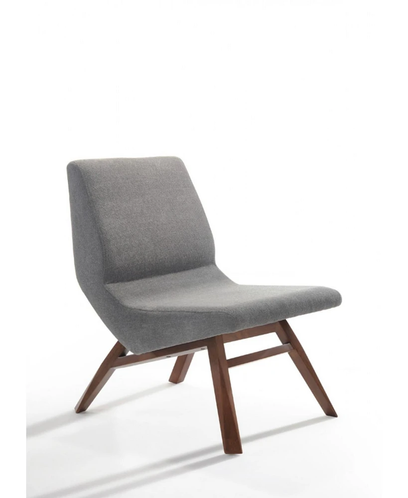 Lounge Chair with Ottoman – Upholstered Design for Relaxation