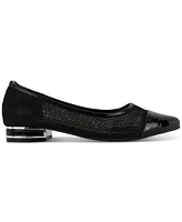 Jones New York Women's Qilulla Mesh Pointed Cap Toe Flats