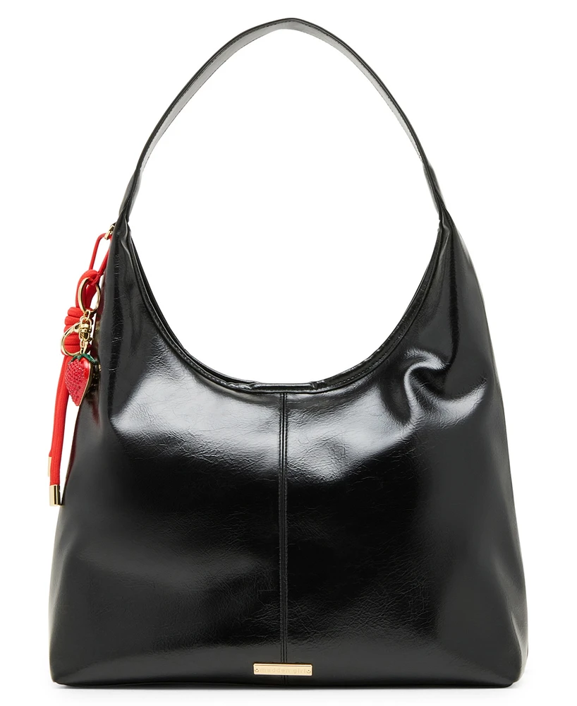 Madden Girl Carly Crinkle Medium Hobo Bag