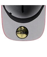 New Era Men's Black/Red Kansas City Chiefs 2025 Nfl Draft On Stage A-Frame 59FIFTY Fitted Hat