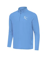Antigua Men's Powder Blue Kansas City Royals Intent Quarter-Zip Top