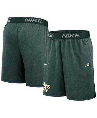 Nike Men's Green Athletics Authentic Collection Performance Knit Shorts