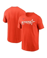 Nike Men's Orange Houston Astros 2025 City Connect Wordmark Performance T-Shirt