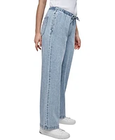 Dkny Jeans Women's High Rise Drawstring-Waist Cotton