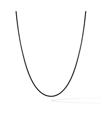 Vincero Men's Box Chain Necklace 2mm Sterling Silver Bonded with 14K Gold and Parrot Clasp