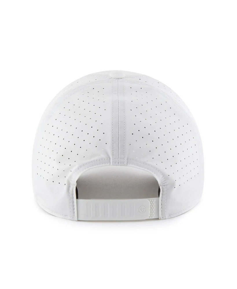'47 Brand Men's White Michigan Wolverines Forward Vent Mvp Adjustable Hat