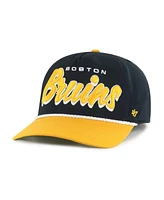'47 Brand Men's Black/Gold Boston Bruins Drop Shadow Rope Hitch Adjustable Hat